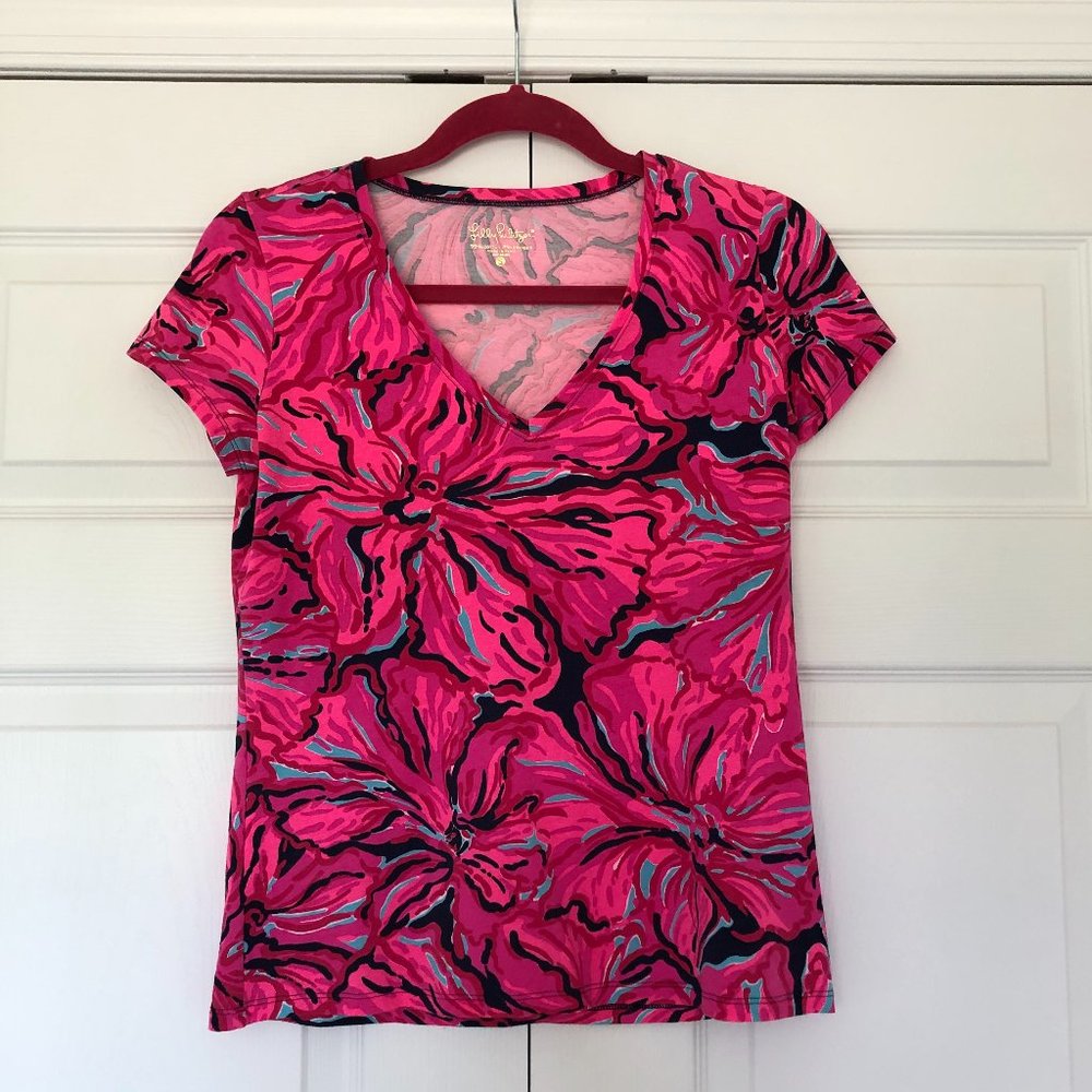 Lilly Pulitzer Michele V-Neck Top